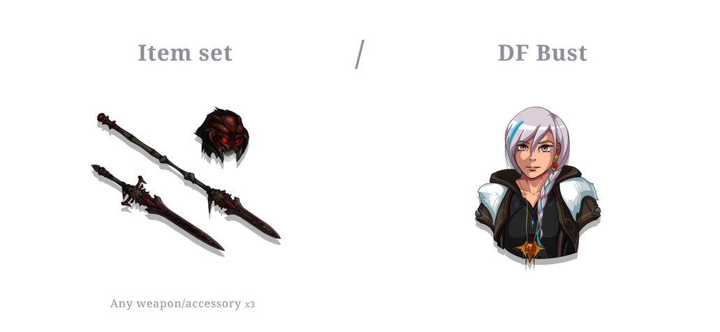 Item set / AQW armor / DF Bust Item set / AQW armor / DF Bust